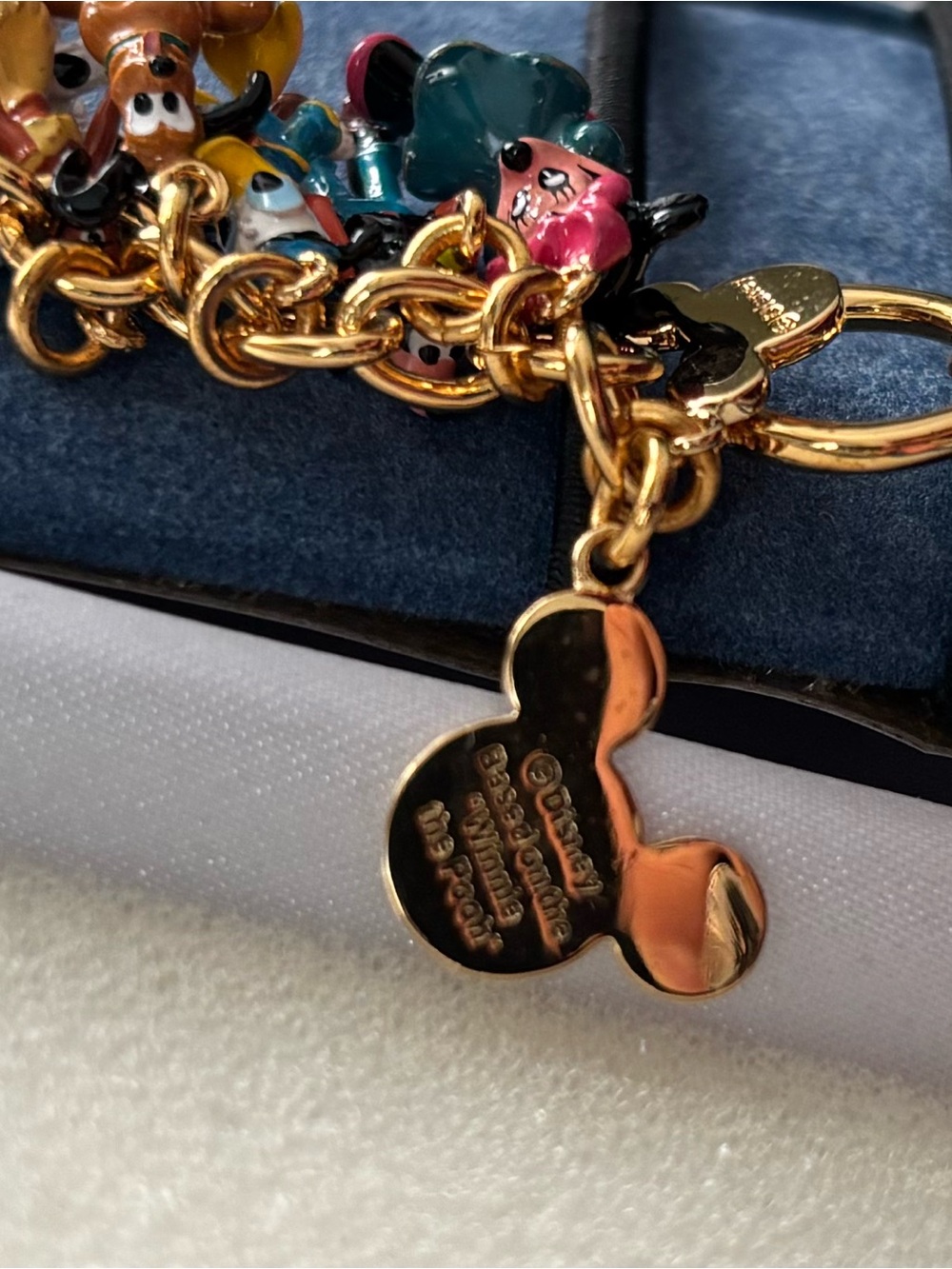 The Ultimate Disney Character Charm Bracelet Bradford Exchange Mickey Minnie - Picture 9 of 17